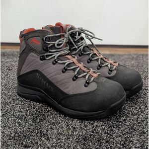 Simms Men's Gray and Black Hiking Boots
